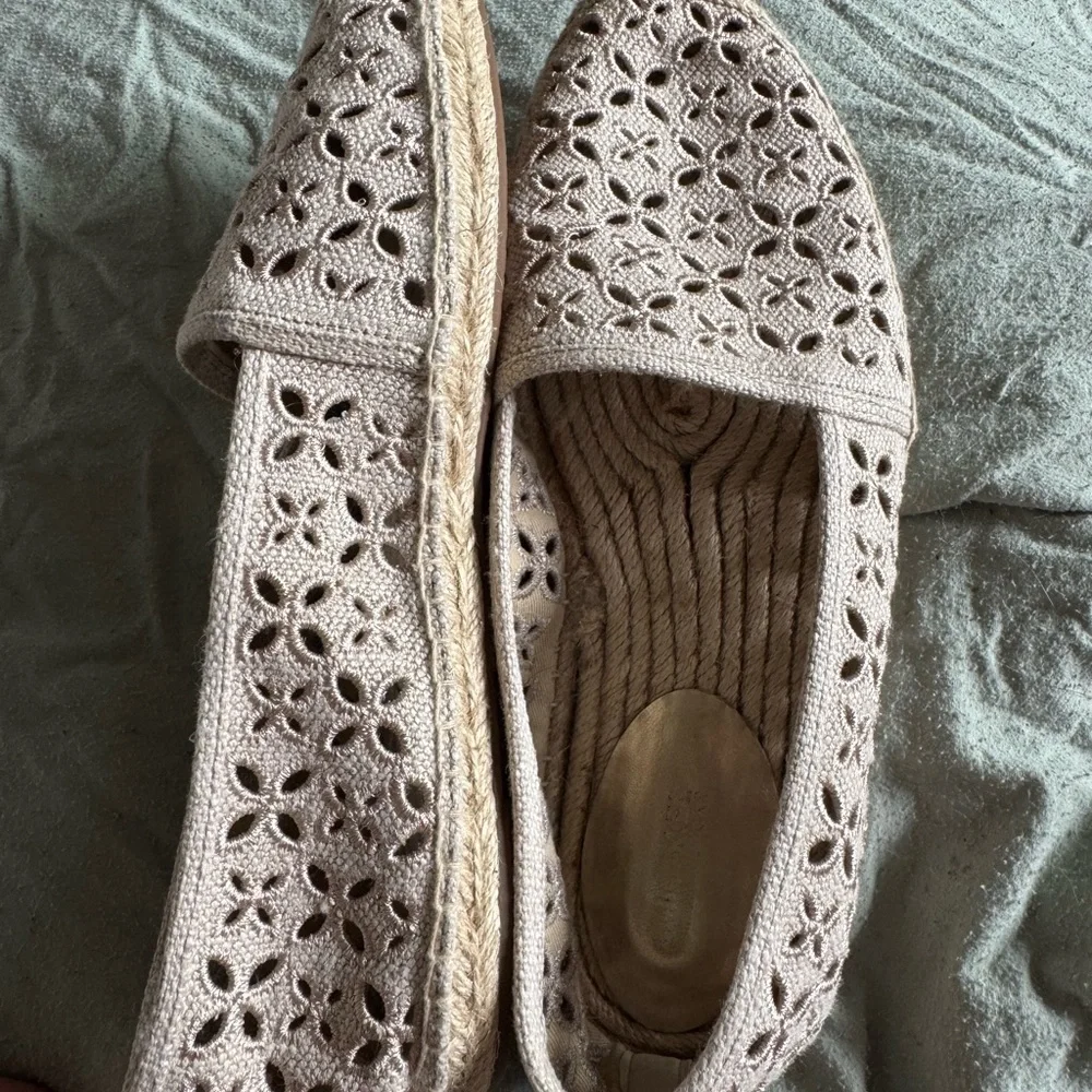 Michael Kors Blush Crochet Slip-On Flats